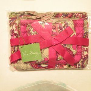 Vera Bradley Cosmetic bags  paisley meets plaid trio pack